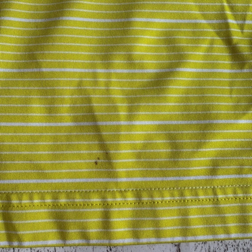 Adidas Men's Yellow Polo Shirt -Xl